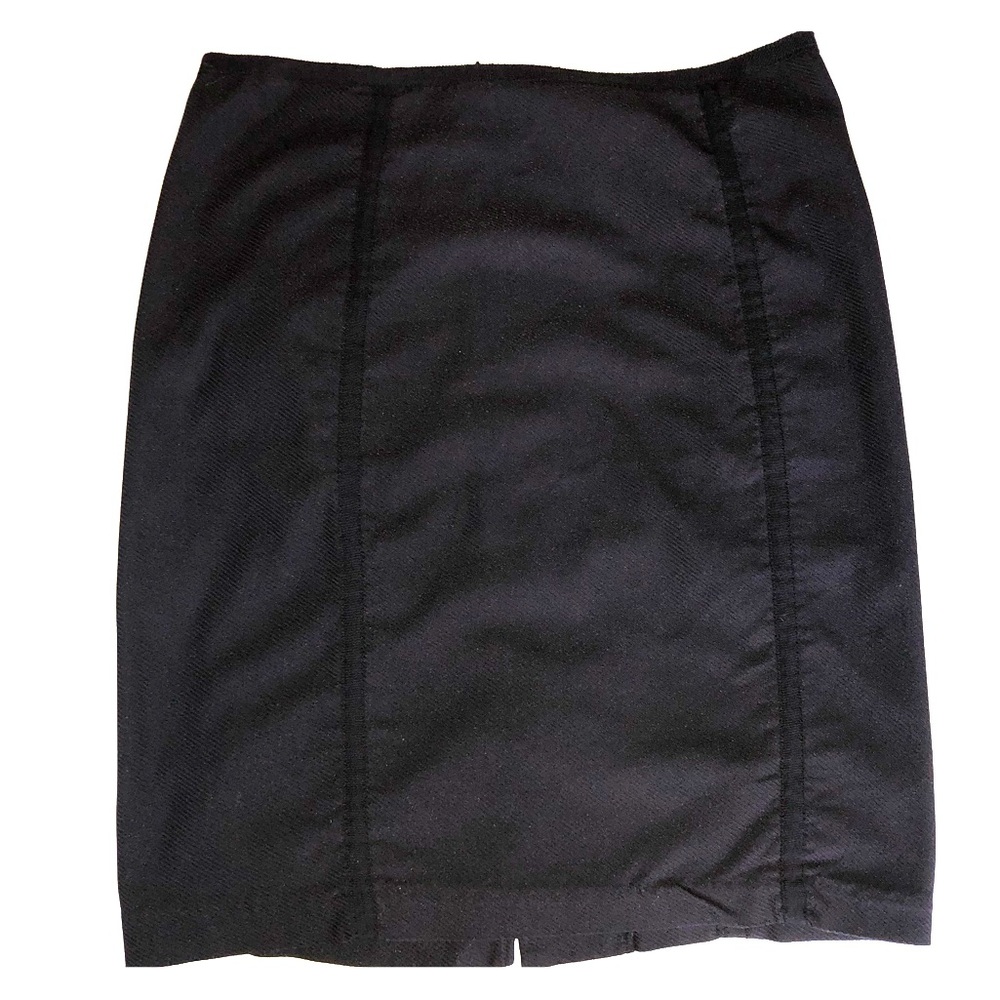 Studio M Black Mini Pencil Skirt, Size 4